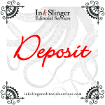 Ink Slinger Editorial Services Deposit